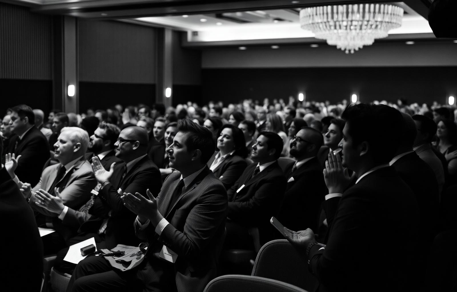 Business conference audience