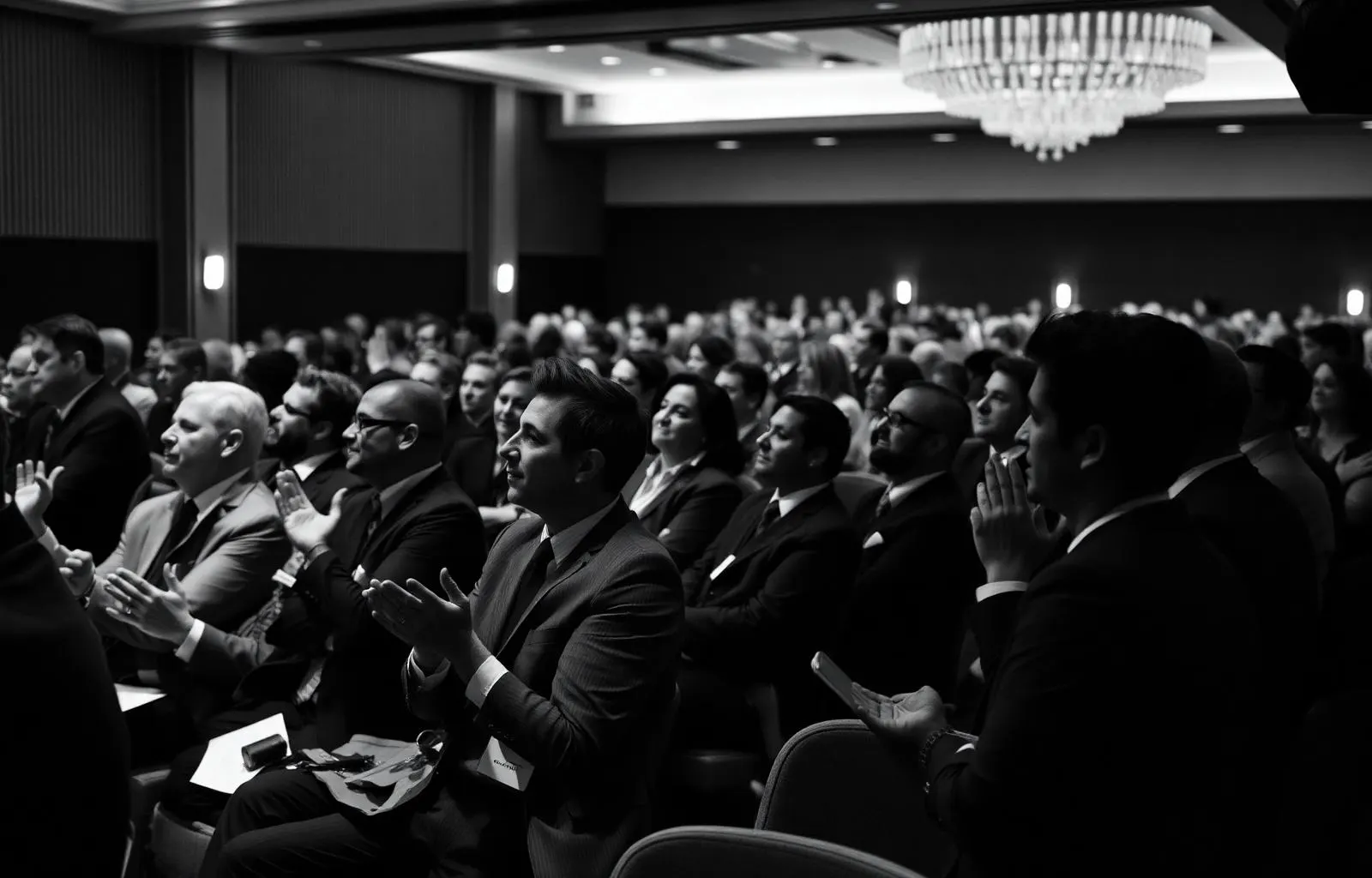 Business conference audience